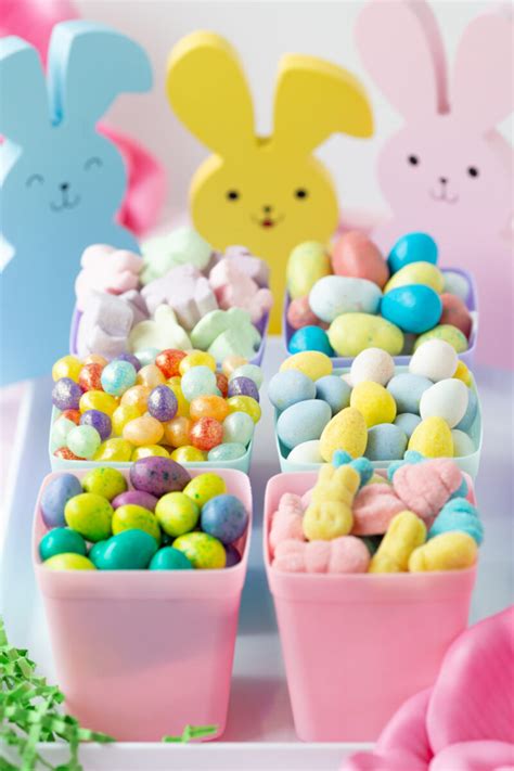 How To Make A Easter Bunny Candy Garden