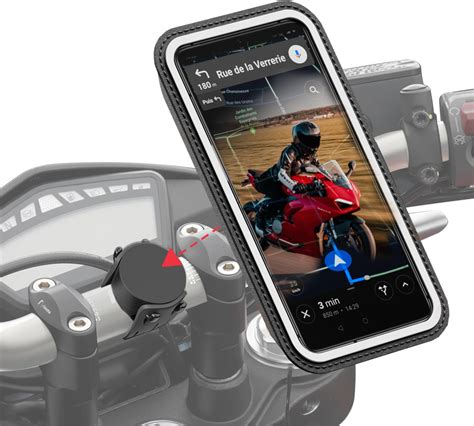 Quad Lock Support Smartphone pour Guidon de Moto pour Les téléphones