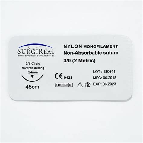 Fil de suture non résorbable SurgiReal Products chirurgie générale