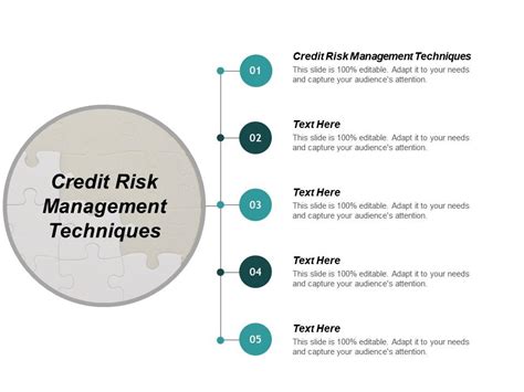 Credit Risk Management Techniques Ppt Powerpoint Presentation