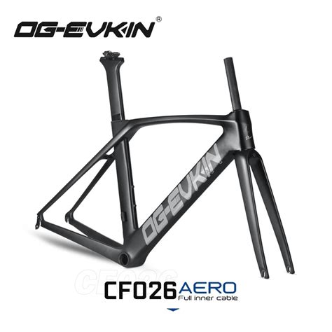 Og Evkin Cf 026 Aero Carbon Road Frame Internal Cable Routing Bicycle