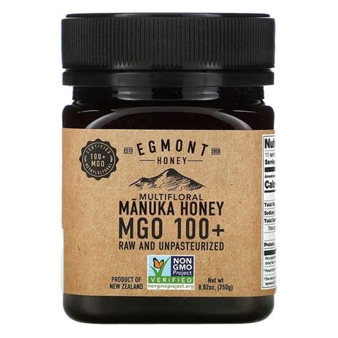 Egmont Honey Multifloral Manuka Honey Raw And Unpasteurized Mgo