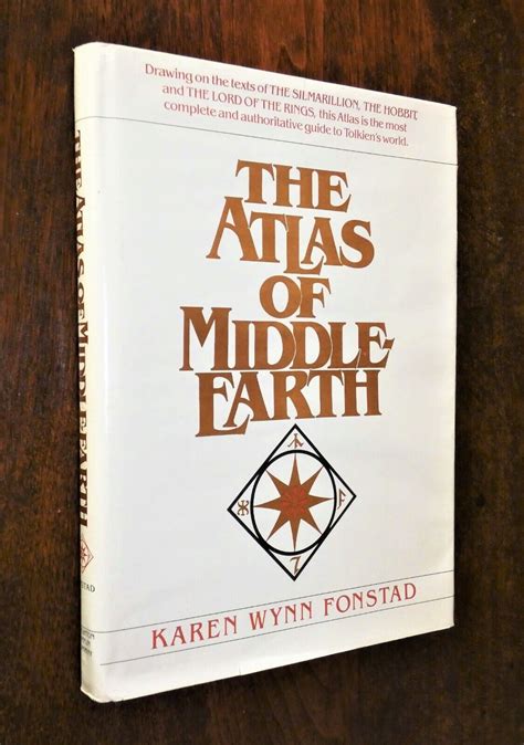 Tcg The Atlas Of Middle Earth By Karen Wynn Fonstad 1981 Hc Dj The