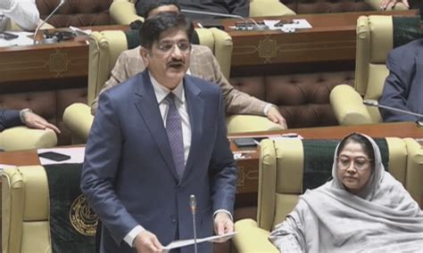 Ppps Murad Ali Shah Elected Sindh Chief Minister For Third Time In A