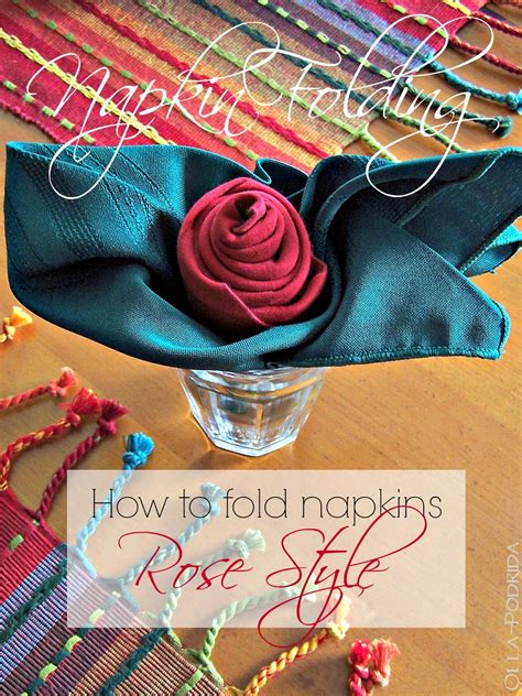 Olla Podrida Napkin Folding 101