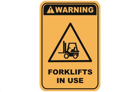 Forklift Safety Signs Printable