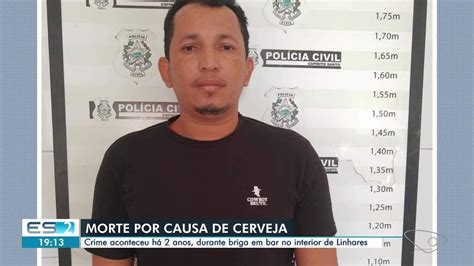 Suspeito de matar cliente de bar por causa de cerveja é preso no ES