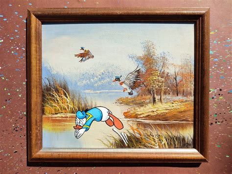 Peinture La Fuite De Donald Duck