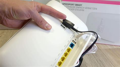 Speedport Smart einrichten Telekom Router anschließen