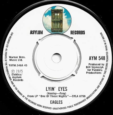 Eagles Lyin Eyes James Dean Vinyl Discogs