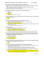 Practice Test 2 Answers Pdf MBIO 1220 Essentials Of Microbiology