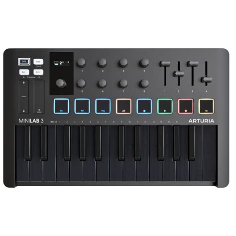 Arturia Minilab Deep Black Controlador Midi Expo Music Per