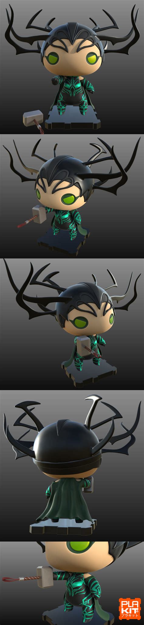 Desire FX 3d Models PlaKit Hela From Thor Ragnarok 3D Print Model