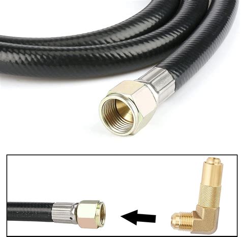 12 Feet Propane Lp Adapter Hose With Regulator For 1722 Blackstone Grillpartsreplacement