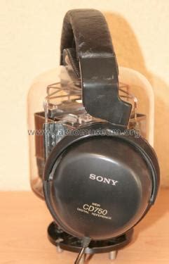 Stereo Headphones MDR CD 750 Speaker P Sony Corporation Radiomuseum Org