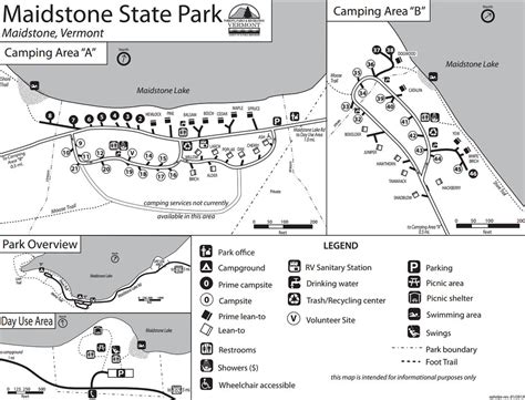 Vermont State Park Maps Dwhike