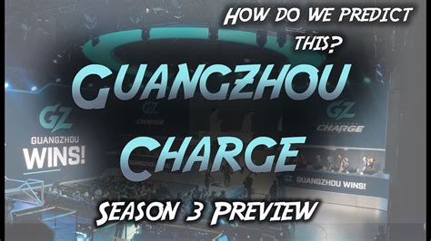 These Guys Are Hard To Predict Guangzhou Charge Overwatch League Season