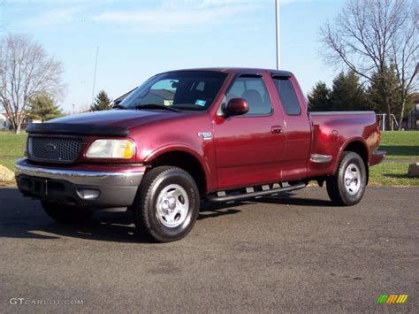 Dark Toreador Red Metallic 1999 Ford F150 XLT Extended Cab 4x4 Exterior