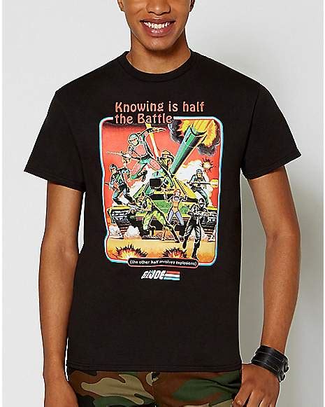 Knowing Is Half The Battle G I Joe T Shirt Spencers