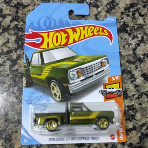 Hot Wheels 1978 Dodge Lil Red Express Truck T Hunt Shopee Brasil