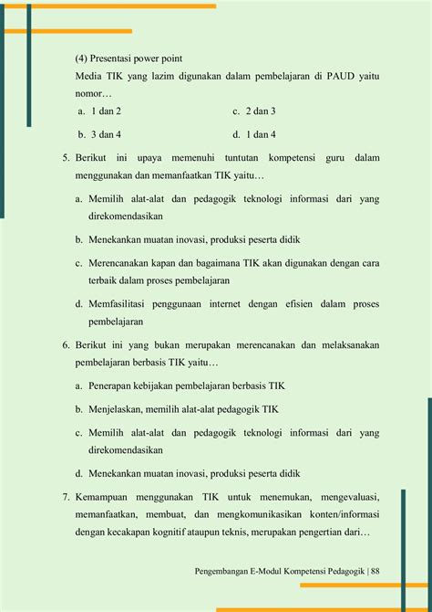 E Modul Kompetensi Pedagogik Bagi Guru Paud Utari Gusmiarni Halaman