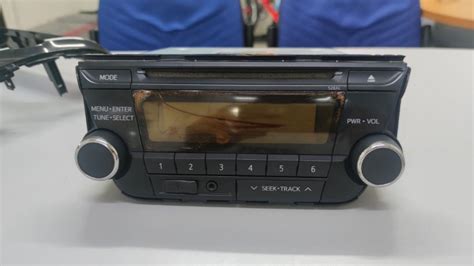 Vios G Ncp Original Audio Player With Casing Auto Accessories On