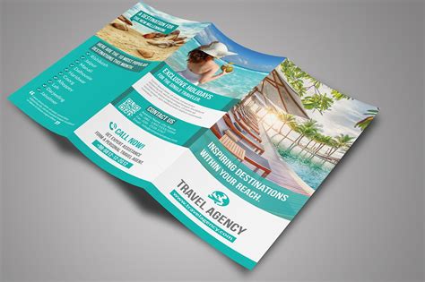 Travel Brochure Template Tri Fold