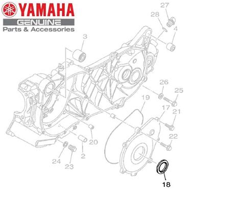 Retentor Da Ponta Do Virabrequim Esquerdo Da Tampa Para Nmax