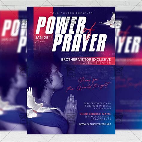 Download Power of Prayer - Flyer PSD Template | ExclusiveFlyer