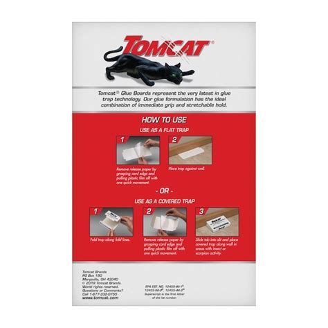 Tomcat Scorpion Glue Board Indoor Insect Trap 4 Pack In The Insect