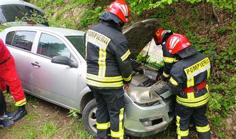 Accident rutier la ieșirea din Văliug pe sensul de mers către Reșița