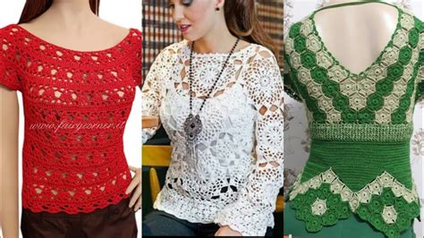 Top Latest Stylish Trendy Easy Crochet Handknit Blouse Top Pattern