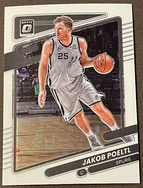 Donruss Optic Jakob Poeltl San Antonio Spurs Basketball Ebay