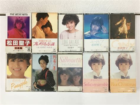 エ258 松田聖子 金色のリボン Love Ballade プルメリアの伝説 Candy シルエット 野菊の墓 ユートピア カセットテープ