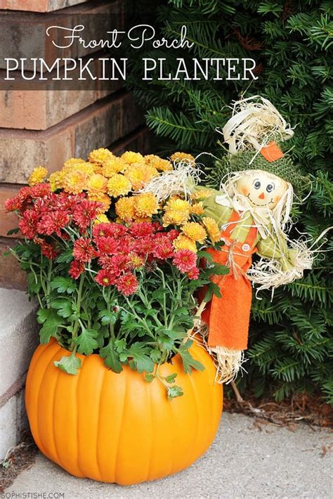 Diy Pumpkin Planter Ideas For Fall Decorations Balcony Garden Web