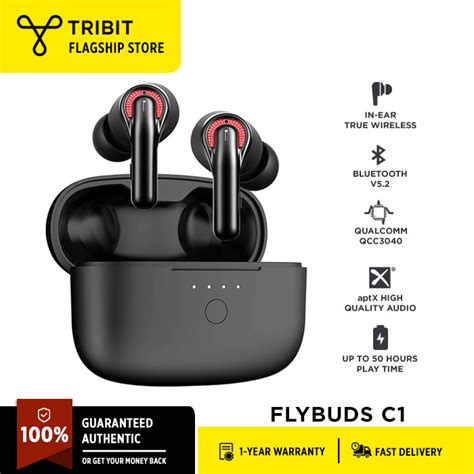 Tribit Flybuds C1 Qualcomm Qcc3040 Bluetooth 5 2 4 Mics CVC 8 0 Call