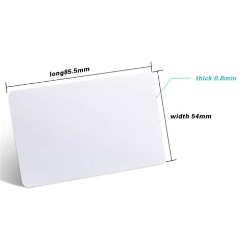 Printable Mifare Classic K Mhz Rfid Blank Pvc Card H D