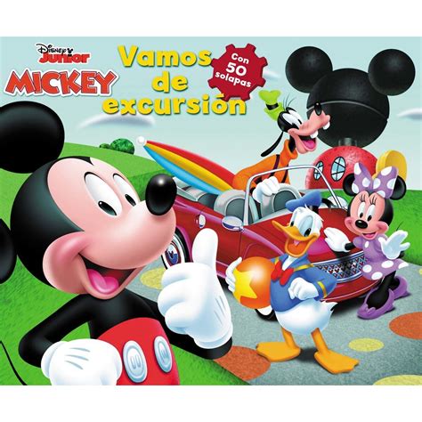 Mickey Vamos De Excursión Con 50 Solapas Tapa Dura · Disney