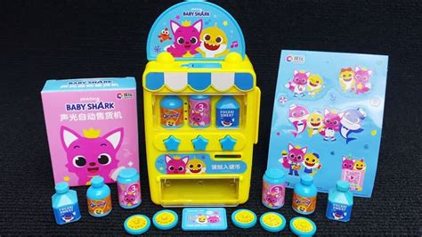 Minutes Satisfying With Unboxing Pinkfong Baby Shark Drink Vending