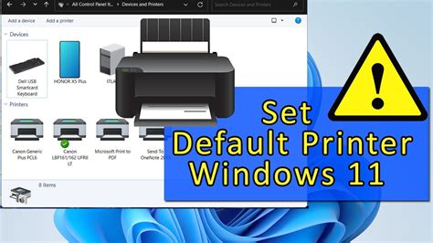 How To Set Default Printer In Windows Youtube