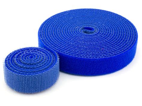 Inch Continuous Blue Hook And Loop Wrap Yards Computer Cable