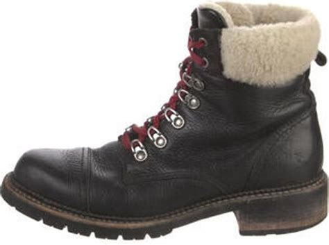 Frye Leather Combat Boots Shopstyle