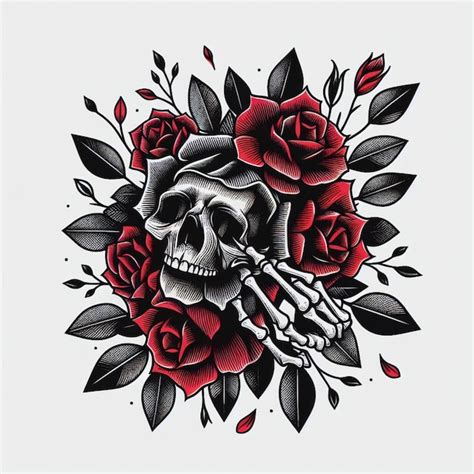 Premium Vector | Flower of Death illustration