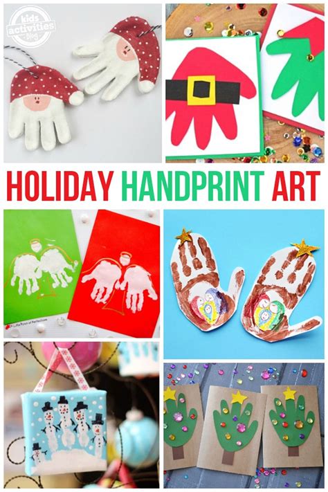 Christmas Handprint Crafts For Kids