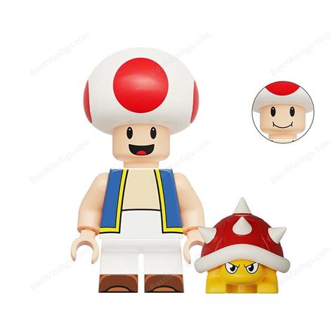 Toad Kinopio Minifigures Super Mario Brothers Best Minifigs