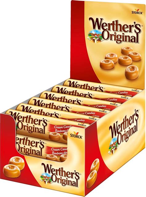 Werther S Original Caramelos Toffee De Mantequilla Y Nata 24x50 G