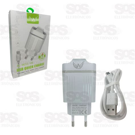 Carregador Micro Usb V Usb A Altomex Al V