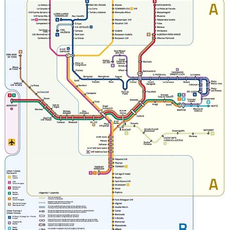 Así es el nuevo mapa de Metrovalencia que empieza a funcionar este