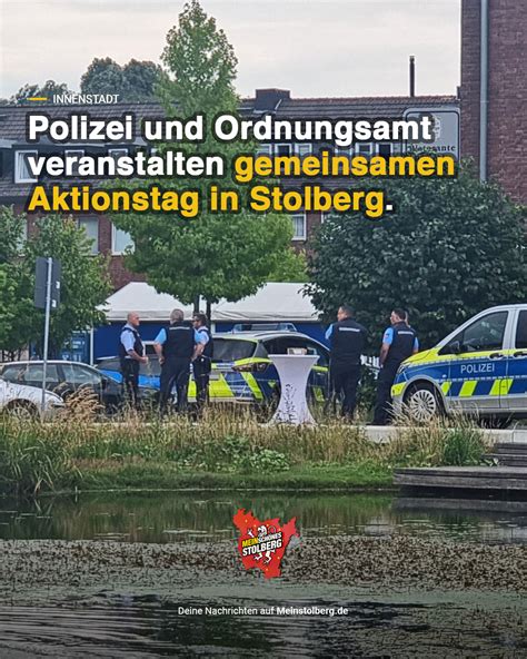 Innenstadt Polizei Und Ordnungsamt Veranstalten Gemeinsamen Aktionstag