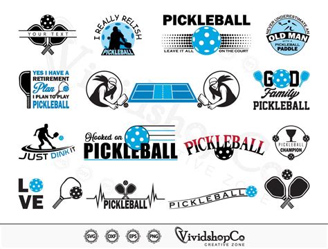 Pickleball Svg Bundle Pickleball Svg Pickleball Cricut Etsy Canada